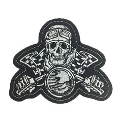 [cargr_clean_title(Lethal Threat Vintage Skul Biker mini patch)]