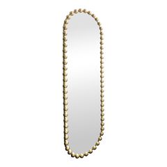 Καθρέπτης Myrtus pakoworld χρυσό MDF 40x2,5x160 εκ