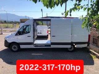 Κλούβα Mercedes-Benz 2022 SPRINTER 317-MAXI-L3H2-2 ΠΛΑΙΝΕΣ ΠΟΡΤΕΣ-EURO 6D!!!-thumb-3