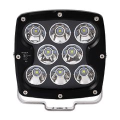 ΠΡΟΒΟΛΕΑΣ ΟΔΗΓΗΣΗΣ LED DRIVING LIGHTS ΜΑΥΡΟΣ 10-32V 80W 5600lm 8 CREE LED ΤΕΤΡΑΓΩΝΟΣ (130 x 130 x 86 mm) M-TECH