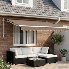 Αναδιπλούμενη τέντα Taupe 350 x 250 εκ 3425930