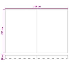 Αναδιπλούμενη τέντα Taupe 350 x 250 εκ 3425930-thumb-9
