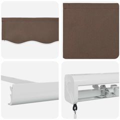 Αναδιπλούμενη τέντα Taupe 350 x 250 εκ Καμβάς και Αλουμίνιο 3425984-thumb-5