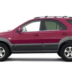 TRIM ΠΑΡΑΘΥΡΩΝ ΑΥΤΟΚΟΛΛΗΤΑ ΧΡΩΜΙΟΥ ΓΙΑ KIA SORENTO 5D 02-09+ 4ΤΕΜ.