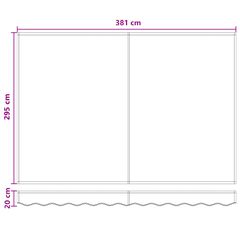 Αναδιπλούμενη τέντα Taupe 400 x 300 εκ 3426026-thumb-9