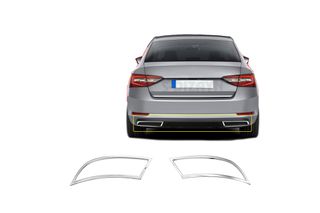 ΔΙΑΚΟΣΜΗΤΙΚΑ ΧΡΩΜΙΑ ΕΞΑΤΜΙΣΗΣ 2ΤΕΜ. ΓΙΑ SKODA SUPERB 4D 2015+