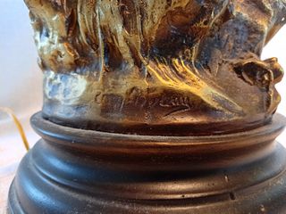 Auguste Moreau vineyard couple lamp-thumb-6