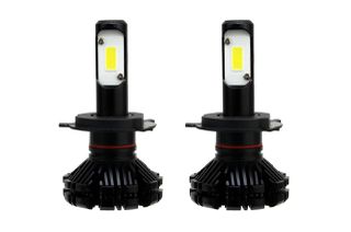 Amio - Σετ Λαμπτήρων Αυτοκινήτου CX SERIES τεχνολογίας LED τύπου H4 βάση P43t τάση λειτουργίας 6-18V απόδοσης 30W χρώμα 6000K για Επιβατικά Αυτοκίνητα και Μοτοσυκλέτες - 2 τεμ. (01073/AM)