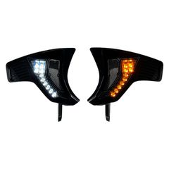 Custom Dynamics, turn signal LED vent insert. Front. Black