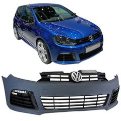 Μπροστινός Προφυλακτήρας Για VW Golf VI (6) 08-11 R20 Look Με DRL eatoshop gr