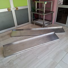 Ράφια τοίχου inox σε διάφορες διαστάσεις, 190*35*21,5 εκ. Ποιότητα & Τιμή Stockinox