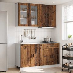 Μονάδα κουζίνας PORTO 4 pcs Παλαιωμένο ξύλο Επεξεργασμένο Ξύλο 3438343