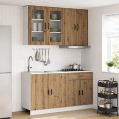 Μονάδα κουζίνας PORTO 4 pcs Artisan Δρυς Επεξεργασμένο Ξύλο 3438344