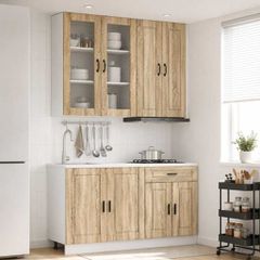 Μονάδα κουζίνας PORTO 4 pcs Sonoma Δρυς Επεξεργασμένο Ξύλο 3438347