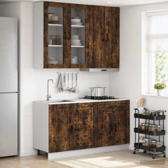 Μονάδα κουζίνας PORTO 4 pcs Καπνισμένο Ξύλο Δρυός 3438350