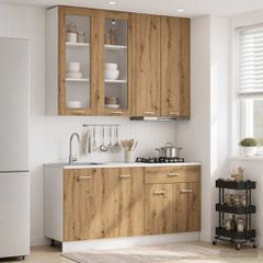 Μονάδα κουζίνας LYON 4 pcs Artisan Δρυς Επεξεργασμένο Ξύλο 3438370