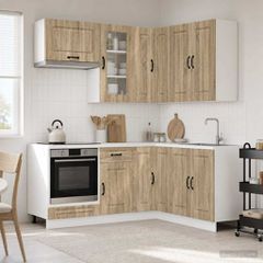 Μονάδα κουζίνας KALMAR 8 pcs Sonoma Δρυς Επεξεργασμένο Ξύλο 3438373