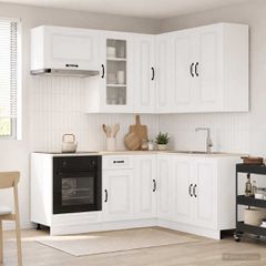 Μονάδα κουζίνας KALMAR 8 pcs Γυαλιστερό Λευκό 3438375