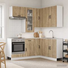 Μονάδα κουζίνας KALMAR 8 pcs Sonoma Δρυς Επεξεργασμένο Ξύλο 3438383
