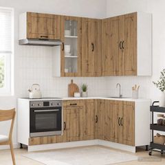 Μονάδα κουζίνας LUCCA 8 pcs Artisan Δρυς Επεξεργασμένο Ξύλο 3438410