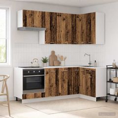 Μονάδα κουζίνας LYON 8 pcs Παλαιωμένο ξύλο Επεξεργασμένο Ξύλο 3438437