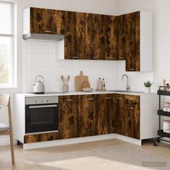 Μονάδα κουζίνας LYON 8 pcs Καπνισμένο Ξύλο Δρυός 3438443