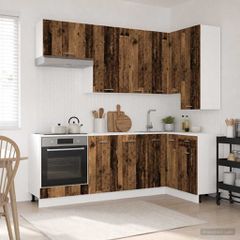 Μονάδα κουζίνας LYON 8 pcs Παλαιωμένο ξύλο Επεξεργασμένο Ξύλο 3438445