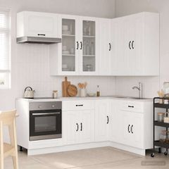 Μονάδα κουζίνας KALMAR 8 pcs Λευκό Επεξεργασμένο Ξύλο 3438457