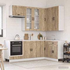 Μονάδα κουζίνας PORTO 8 pcs Sonoma Δρυς Επεξεργασμένο Ξύλο 3438499