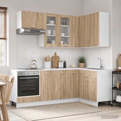 Μονάδα κουζίνας LYON 8 pcs Sonoma Δρυς Επεξεργασμένο Ξύλο 3438509