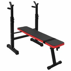 VidaXL Πάγκος Βαρών Μαύρο 126.5 x 67 x 111 εκ. 42009162