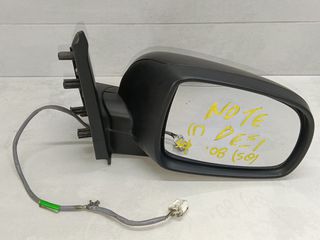 NISSAN NOTE '08 1.4 16V (5Θ) ΚΑΘΡΕΠΤΗΣ ΗΛΕΚΤΡΙΚΟΣ ΜΑΥΡΟΣ ΔΕΞΙΟΣ,ΜΕ 5 ΦΙΣ (K)