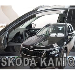 Heko - Ανεμοθραύστες Για Skoda Kamiq (Nw) 12/2019 > 02/2024 5πορτο / SUV Ζευγάρι Από Εύκαμπτο Φιμέ Πλαστικό - 2 τεμ. (ΑΝΕΜ.28354)