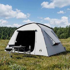 Καταφύγιο Τέντας Λευκό Μαύρο 300 x 210 x 156 εκ Πολυεστέρας 42028514