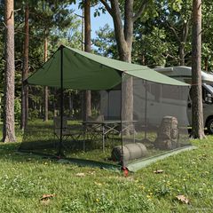 Σκηνή κατασκήνωσης με πλέγμα 340 x 260 x 220 εκ Πράσινο 42028563