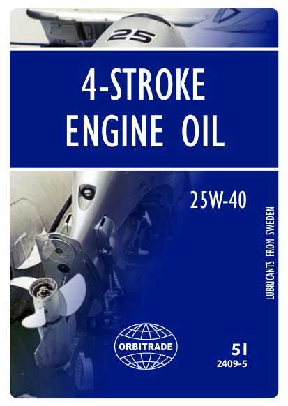 4-stroke engine oil, SAE 25W-40, 5L FRG2409-5