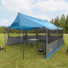 Οικογενειακή Σκηνή με στέγη Μπλε 450 x 400 x 265 εκ 42028600