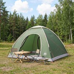 Σκηνή Camping με στέγη με αέρα αέρα Πράσινο 275 x 215 x 125 εκ. 42028632