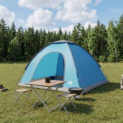 Σκηνή Camping με στέγη με αέρα αέρα Μπλε 275 x 215 x 125 εκ. 42028633
