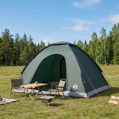 Σκηνή Camping με στέγη Στρατιωτικό Πράσινο 275 x 215 x 125 εκ. 42028635