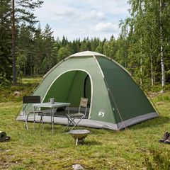 Σκηνή Camping με στέγη με αέρα αέρα Πράσινο 335 x 275 x 180 εκ. 42028637