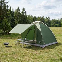 Σκηνή Camping με στέγη Πράσινο 2 Άτομα Πολυεστέρας και Χάλυβας 42028642