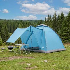 Σκηνή Camping με στέγη Μπλε 2 Άτομα Πολυεστέρας και Χάλυβας 42028643