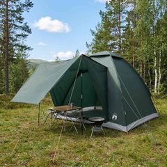 Σκηνή Camping με στέγη Στρατιωτικό Πράσινο 190 x 140 x 105 εκ. 42028645