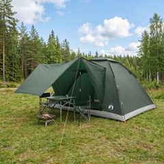 Σκηνή Camping με στέγη Στρατιωτικό Πράσινο 335 x 275 x 180 εκ. 42028655