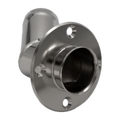 Thru hull exhaust pipe - 45° angle, SS, connection 40 mm FRG16440