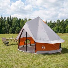 Σκηνή Τιπί με στέγη Γκρι και Πορτοκαλί 250 x 250 cm 42028721