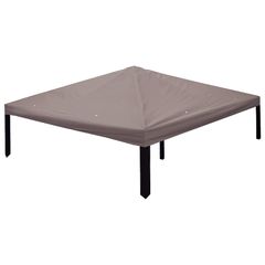 Κάλυμμα Γκαζebo Taupe 300 x 300 cm Πολυεστέρας και Χάλυβας 42029038