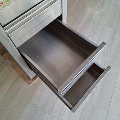 Συρταριέρα ανοξείδωτη 43,5*70*90/100 εκ, ερμάριο με 4 συρτάρια και σήκωμα. Ποιότητα & Τιμή Stockinox-thumb-5