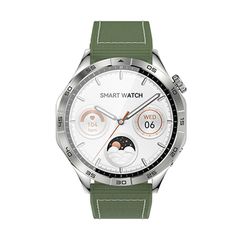 XO WATCH4 SILVER AND GREEN-thumb-1